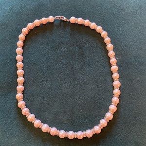 Pastel pink necklace